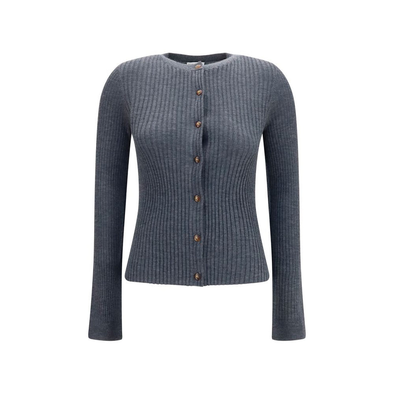 Burberry Gray Cashmere Cardigan