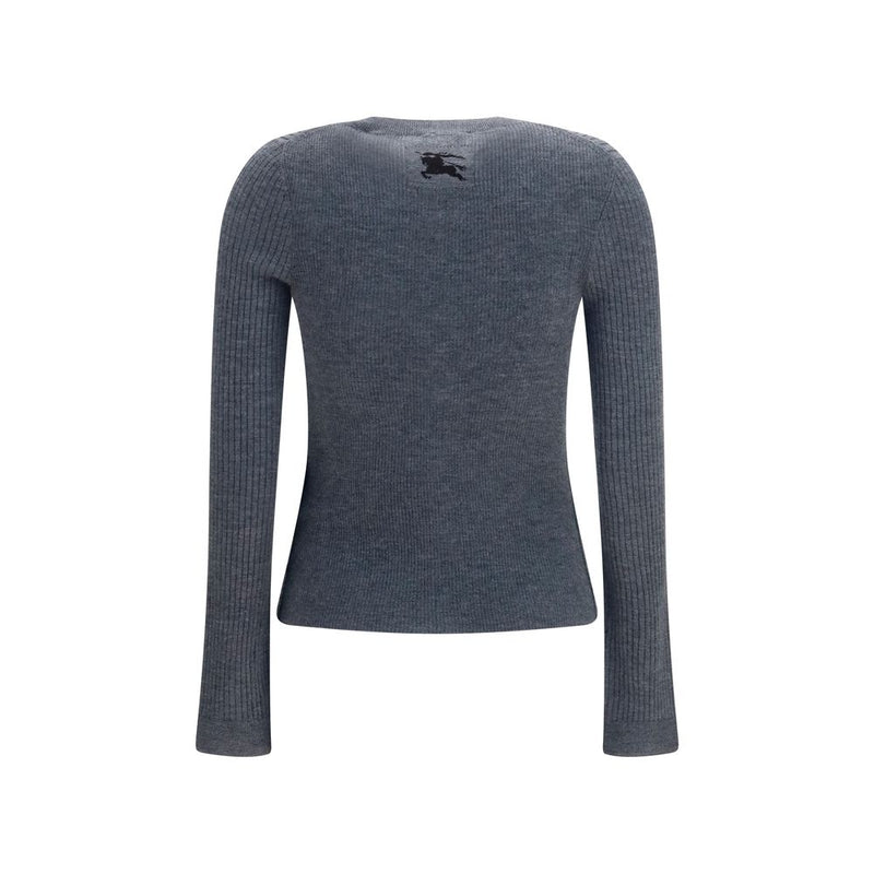 Burberry Gray Cashmere Cardigan