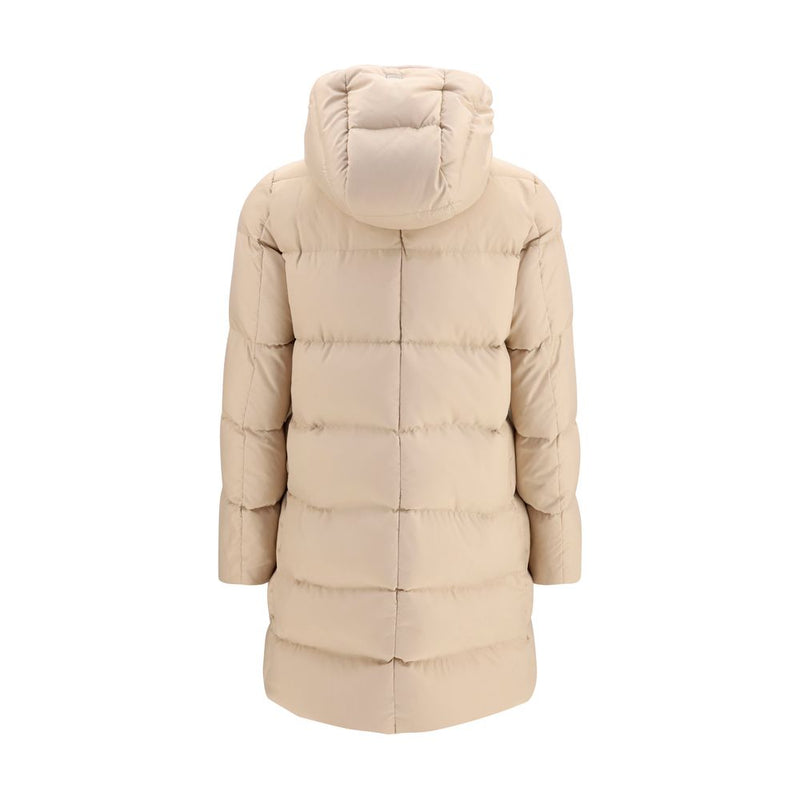 Herno Beige Polyester Full-Length Jacket