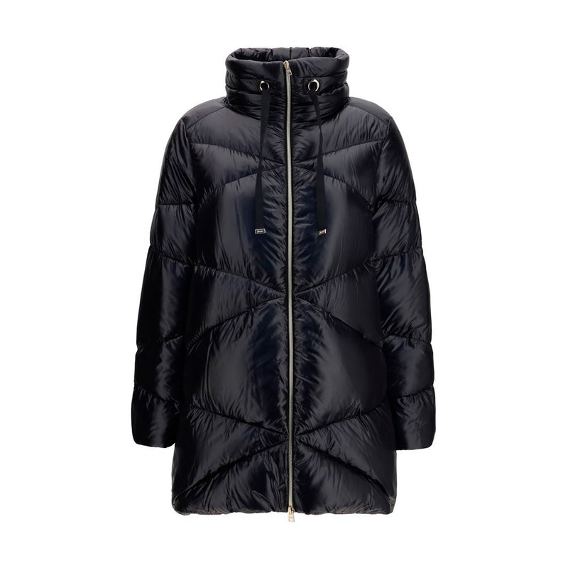 Herno Black Polyamide Full-Length Jacket