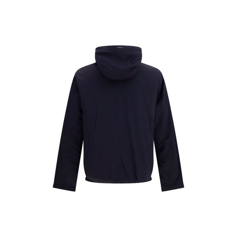 Herno Blue Goose Down Full-Length Jacket