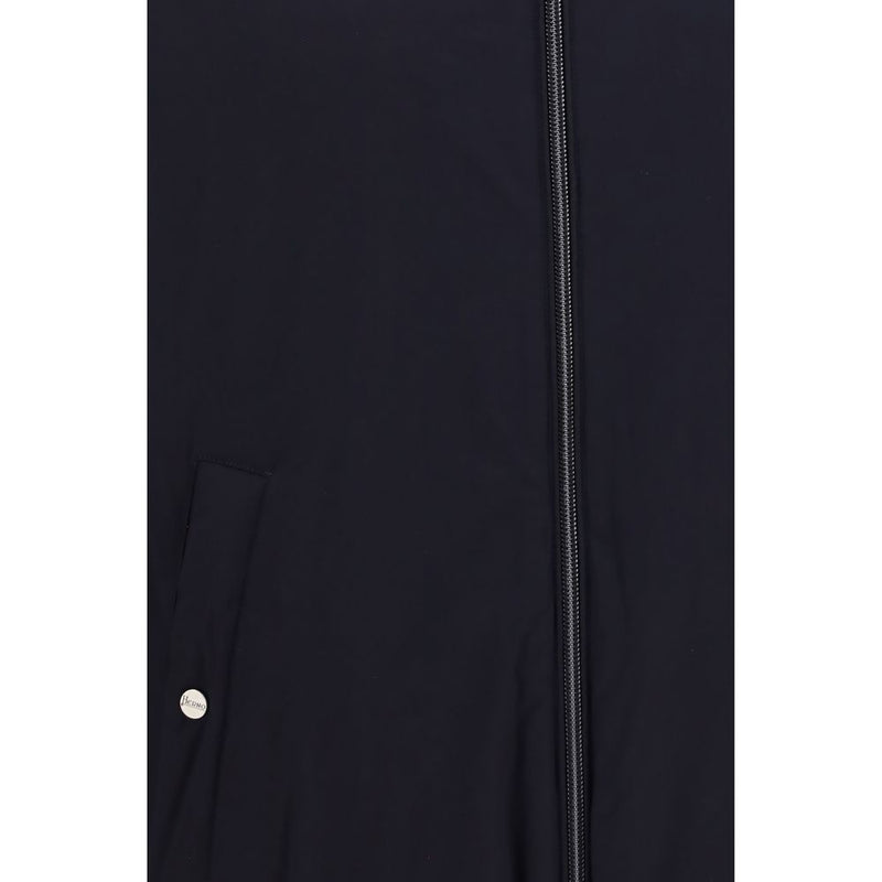 Herno Blue Goose Down Full-Length Jacket