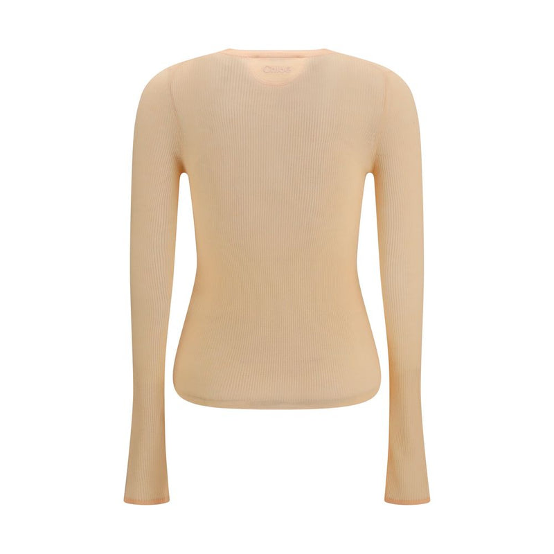 Chloé Orange Wool Oves Aries Sweatshirt