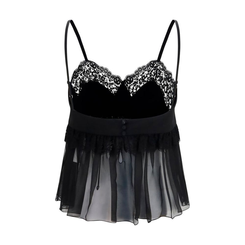 Chloé Black Silk Blouse