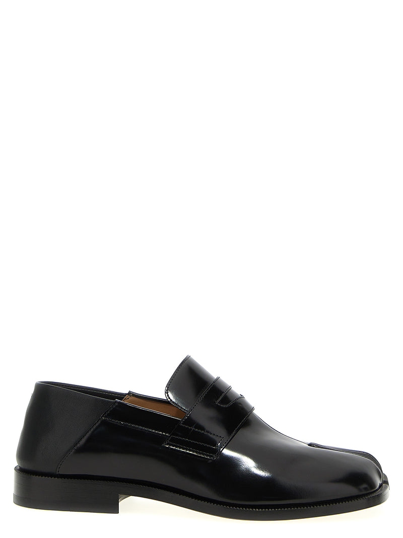 Maison Margiela Black Calfskin Slip-On Loafers