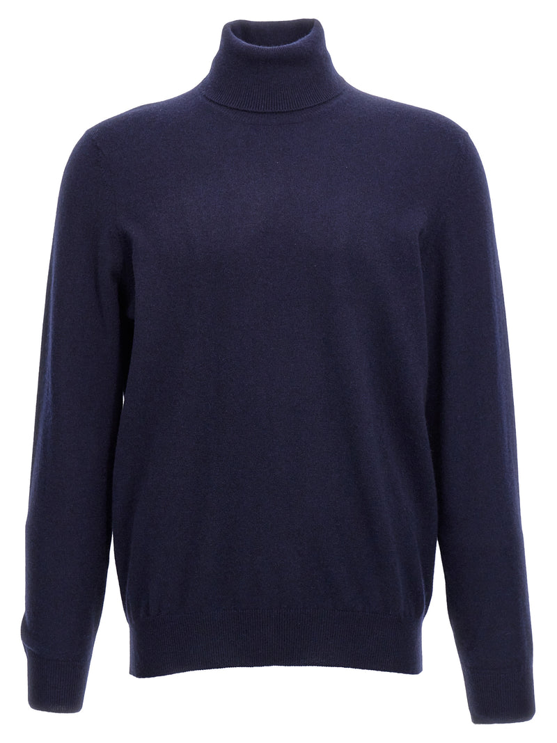 Brunello Cucinelli Blue Cashmere Cardigan