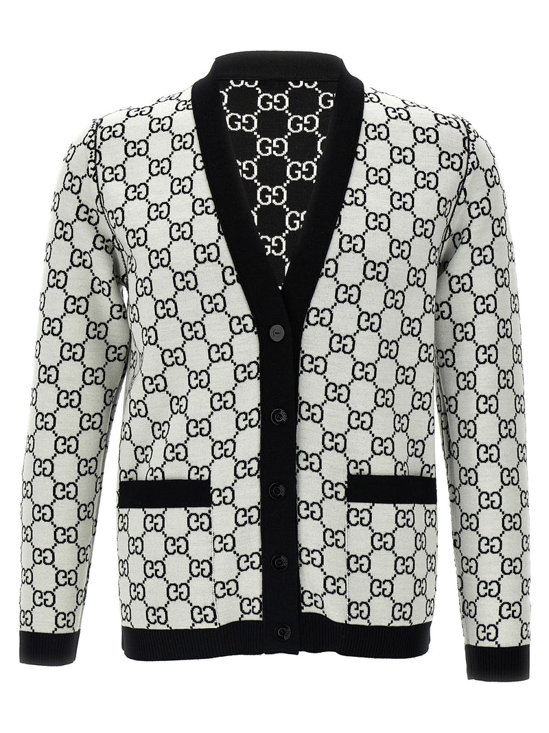 Gucci Bicolor Wool Cardigan