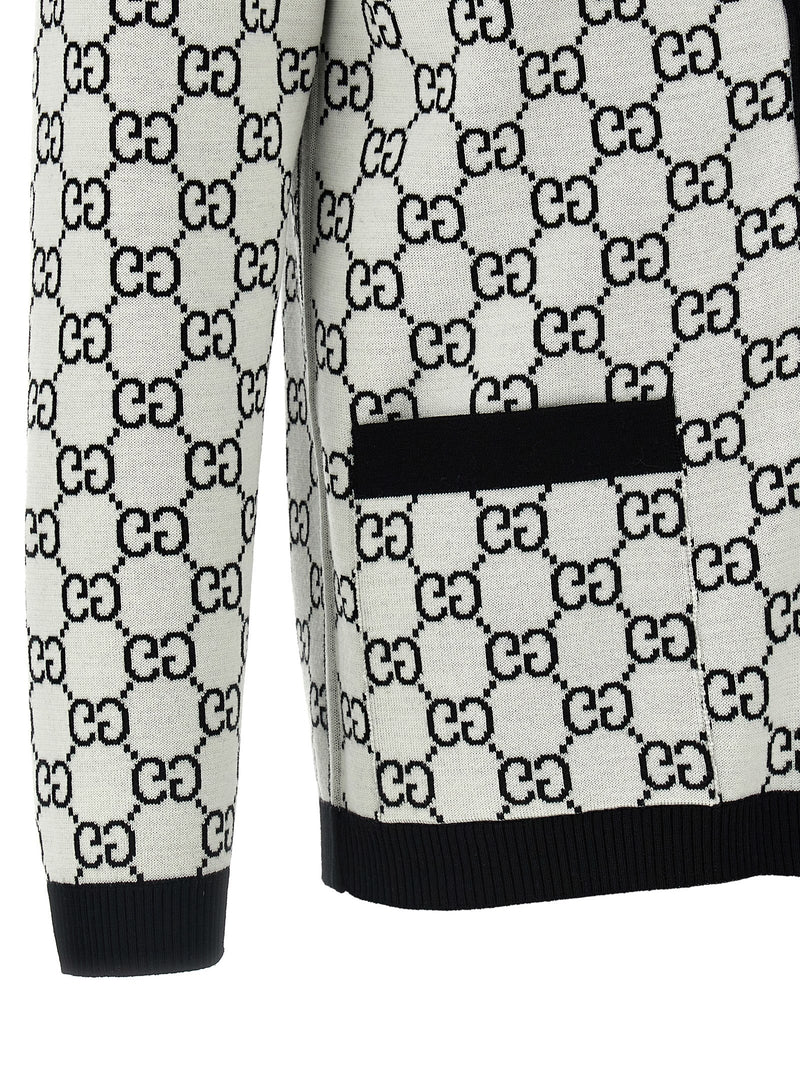 Gucci Bicolor Wool Cardigan