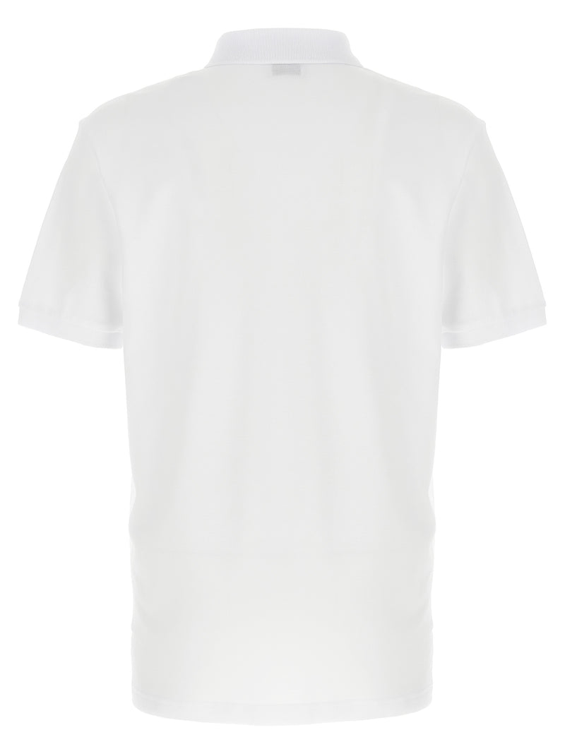 Moschino White Cotton Polo Shirt