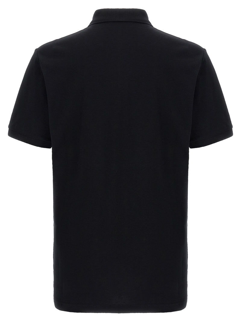 Moschino Black Cotton Polo Shirt