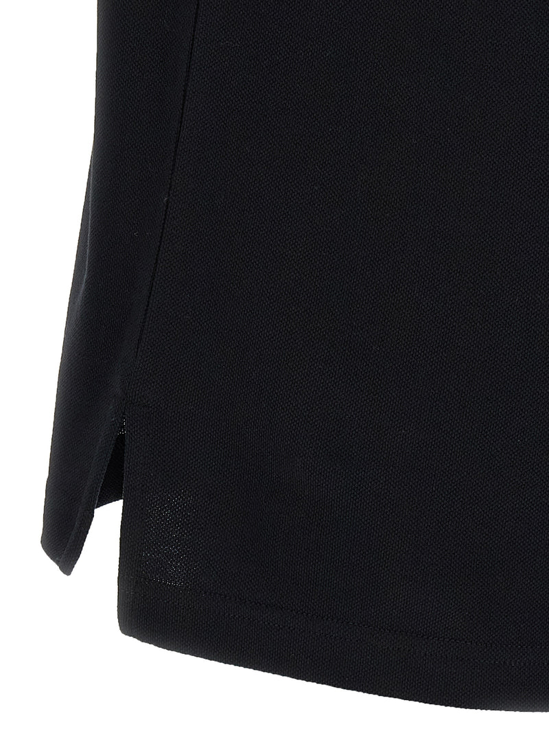 Moschino Black Cotton Polo Shirt