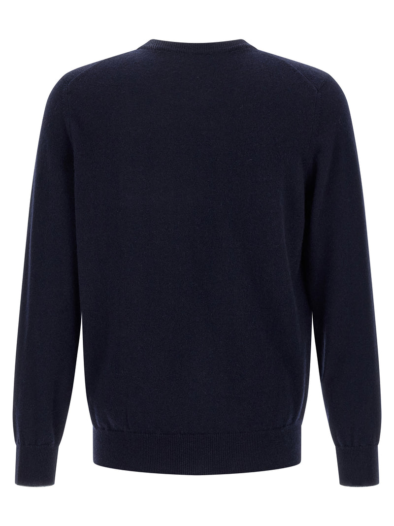 Brunello Cucinelli Blue Cashmere Cardigan