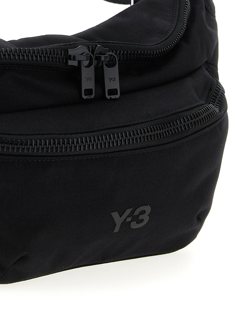 Y-3 Black Polyamide Crossbody Bag