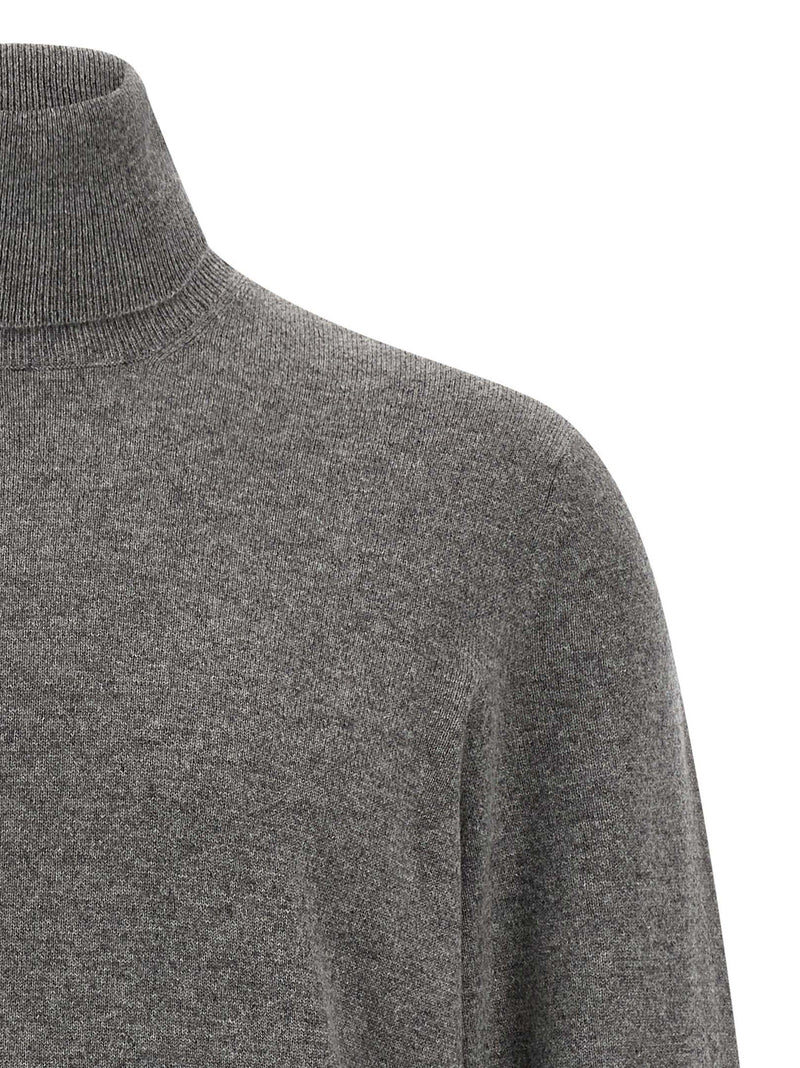 Brunello Cucinelli Gray Cashmere Cardigan