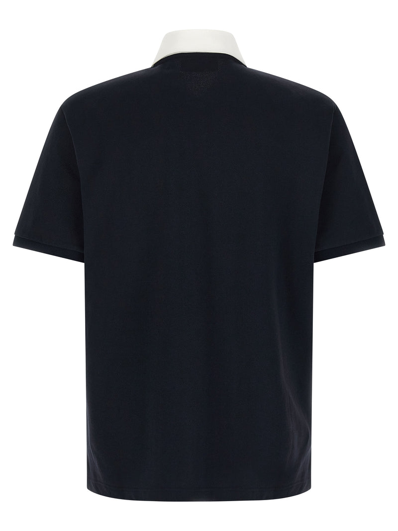 Gucci Blue Cotton Polo Shirt
