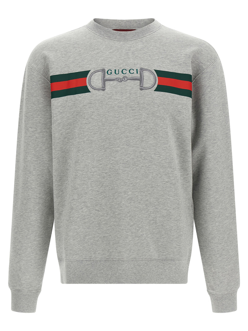 Gucci Gray Cotton Sweatshirt