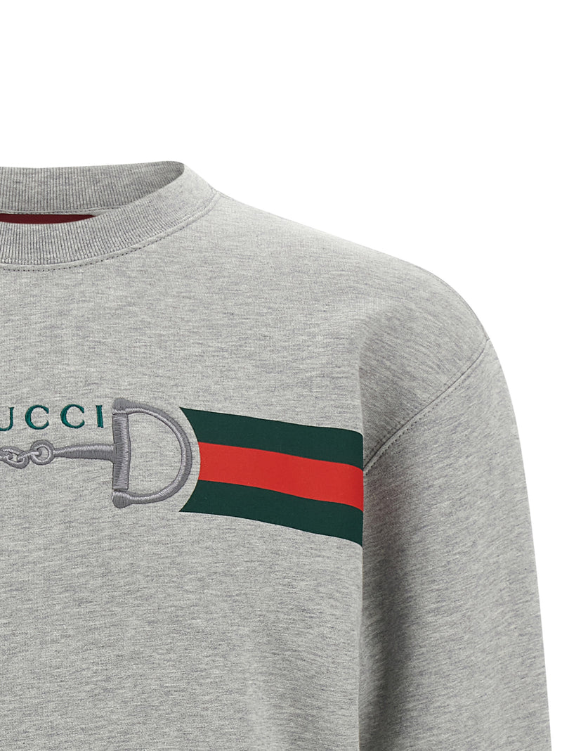Gucci Gray Cotton Sweatshirt