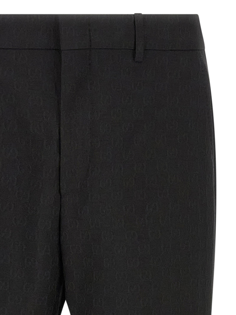 Gucci Black Polyester Dress Pants