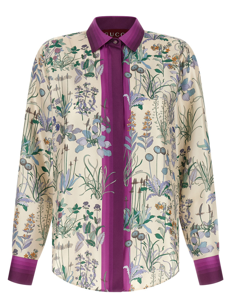 Gucci Multicolor Silk Blouse