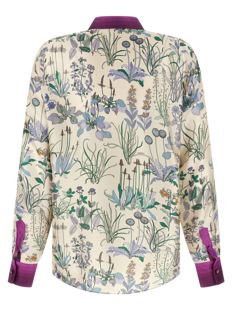 Gucci Multicolor Silk Blouse