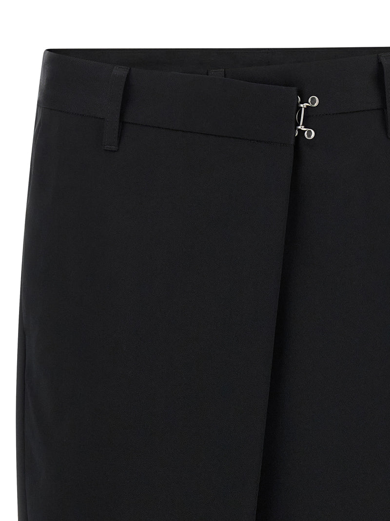 Maison Margiela Black Cotton Bermuda Shorts