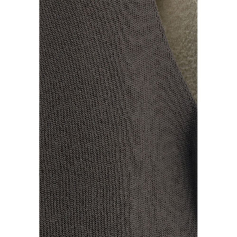 Rick Owens Gray Wool Oves Aries Sleeveless Jacket
