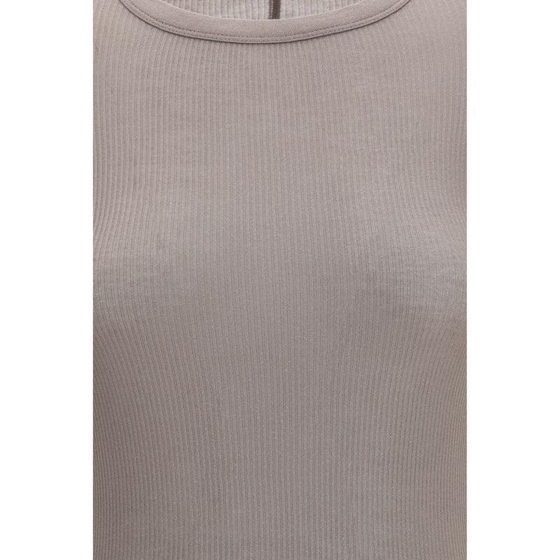 Rick Owens Gray Viscose Long Sleeve T-Shirt