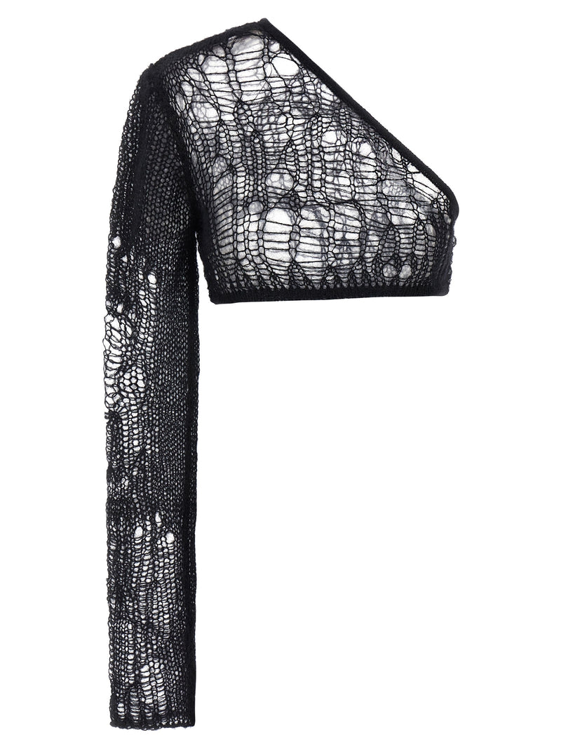 Rick Owens Black Nylon Tank Tops