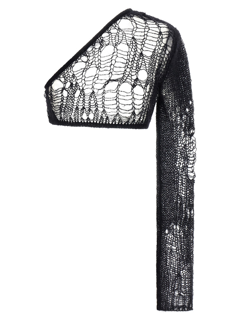 Rick Owens Black Nylon Tank Tops