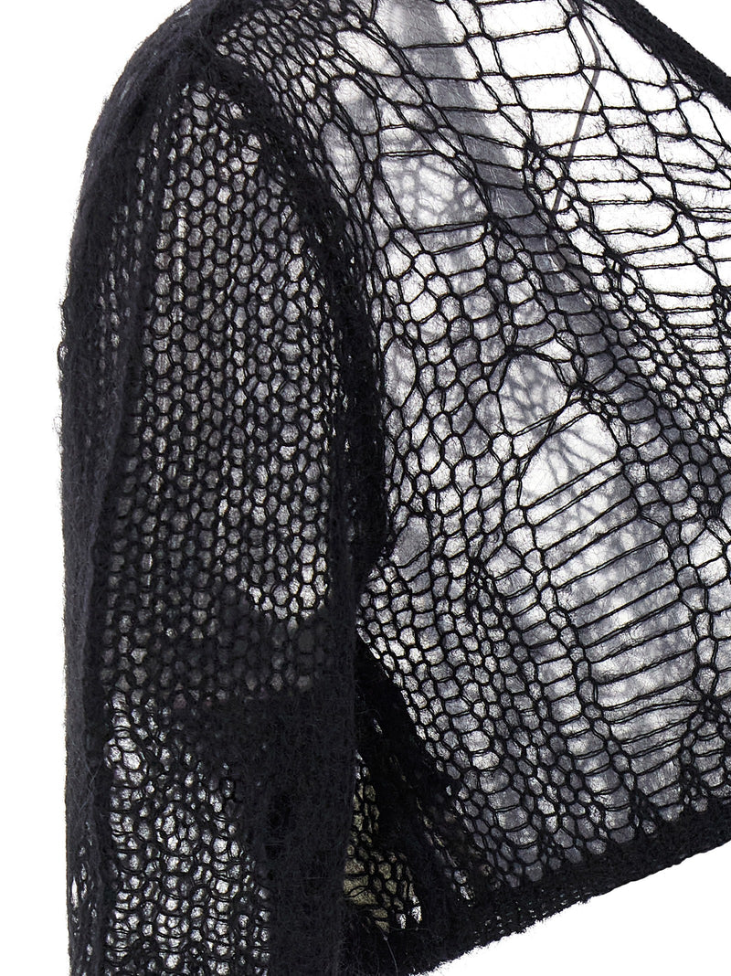 Rick Owens Black Nylon Tank Tops