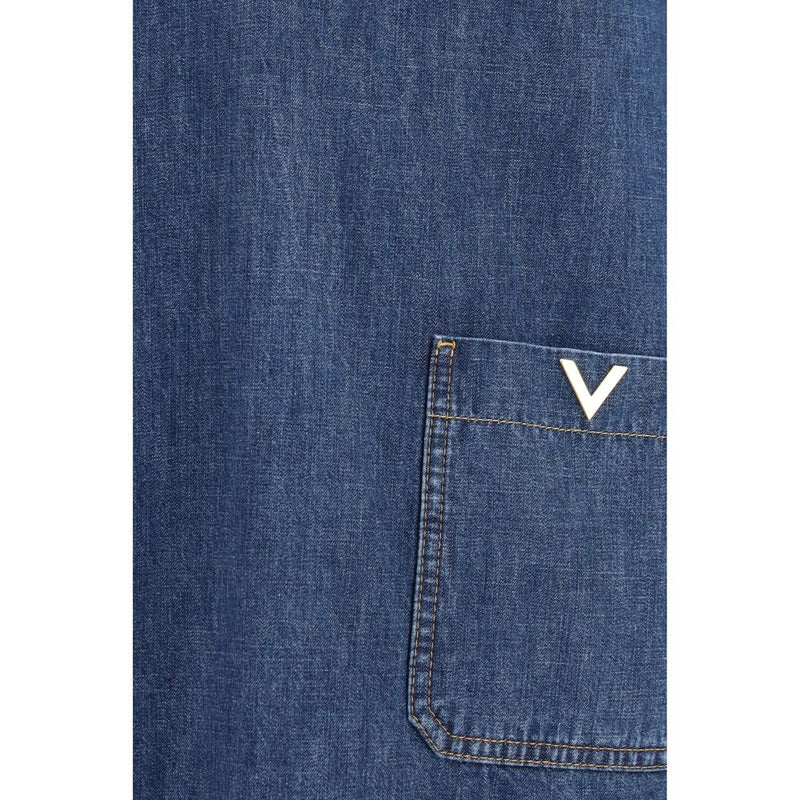 Valentino Garavani Blue Denim Shirt