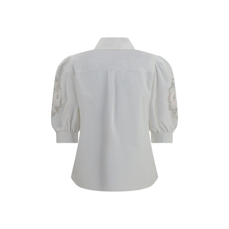 Valentino Garavani White Cotton Blouse