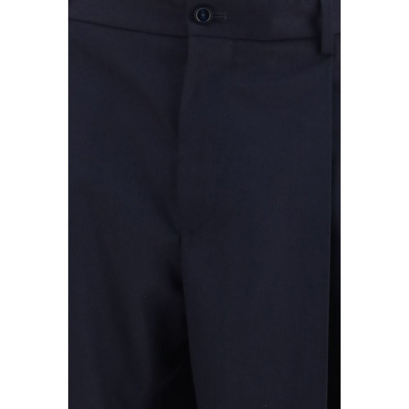 Dolce & Gabbana Blue Wool Oves Aries Dress Pants