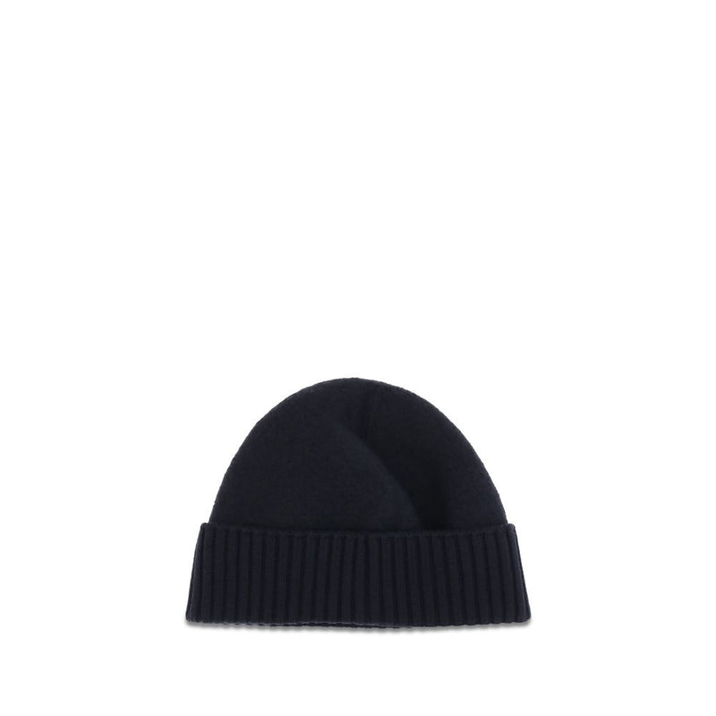 Dolce & Gabbana Black Wool Oves Aries Beanie
