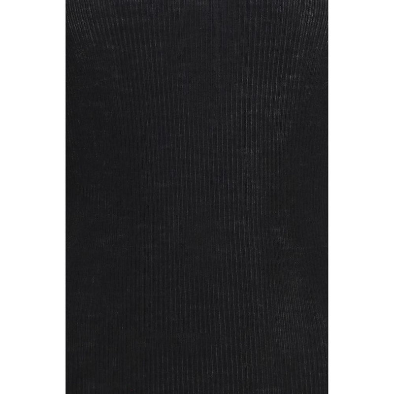 Rick Owens Black Wool Oves Aries Sweatshirt