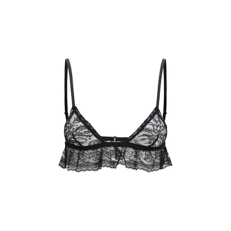 Dolce & Gabbana Black Cotton Bra