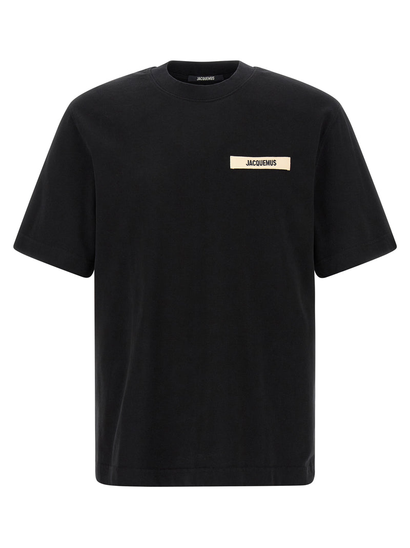 Jacquemus Black Cotton T-Shirt