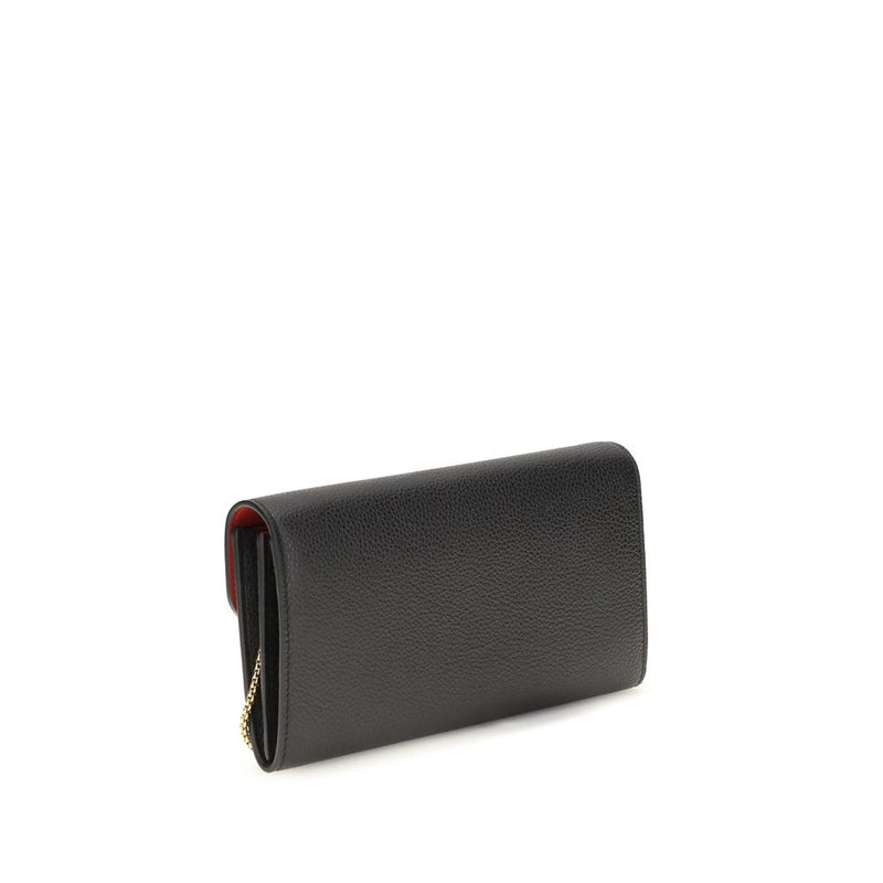 Ferragamo Black Calf Leather Bos Taurus Wallet