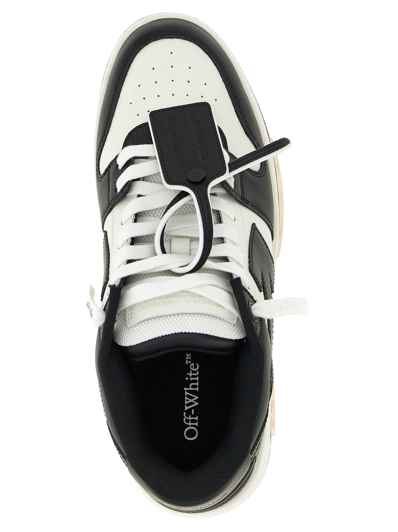 Off-White Bicolor Calfskin Low Top Sneakers