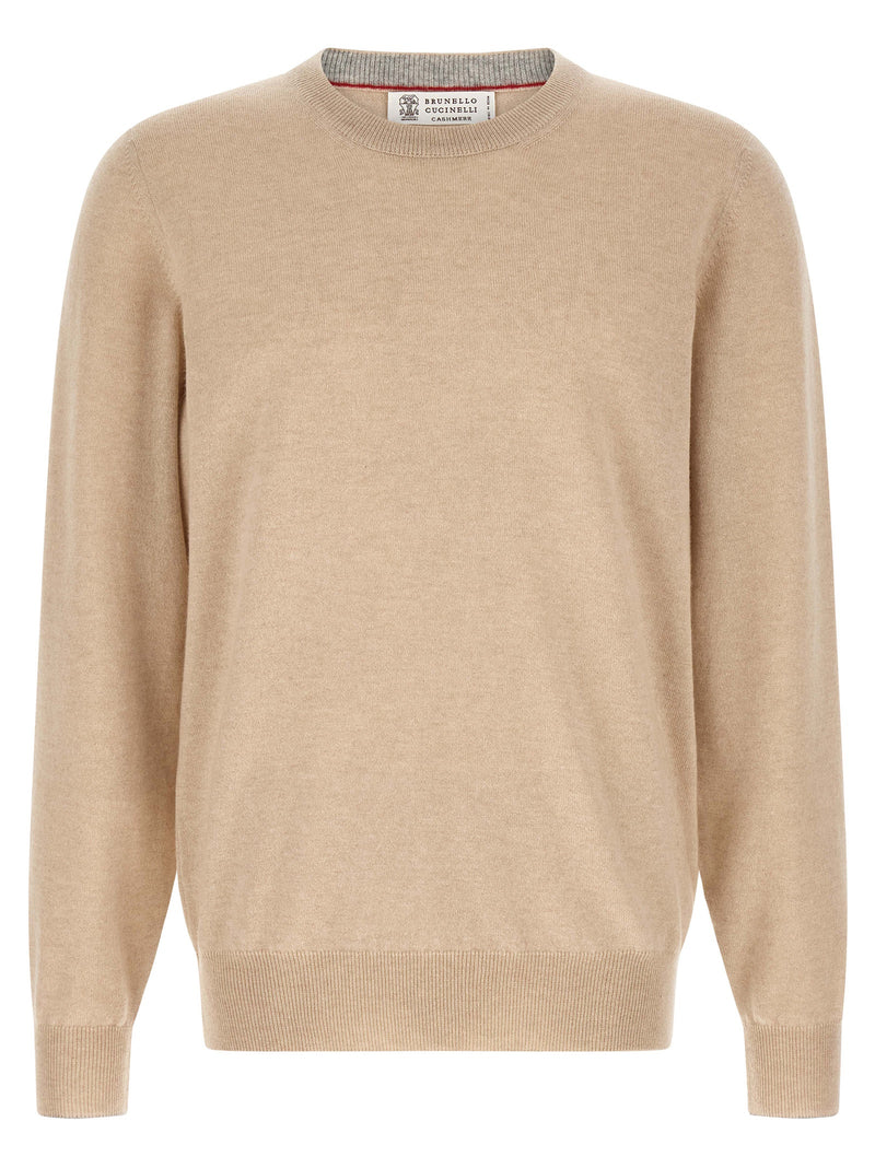 Brunello Cucinelli Beige Cashmere Cardigan