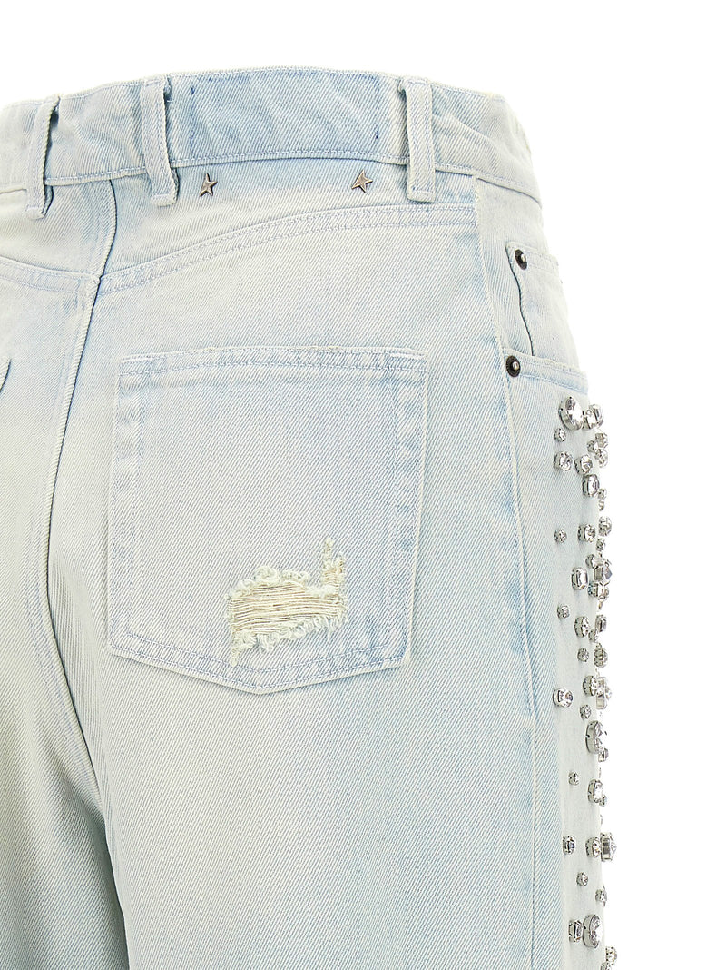 Golden Goose Blue Cotton Jeans Denim