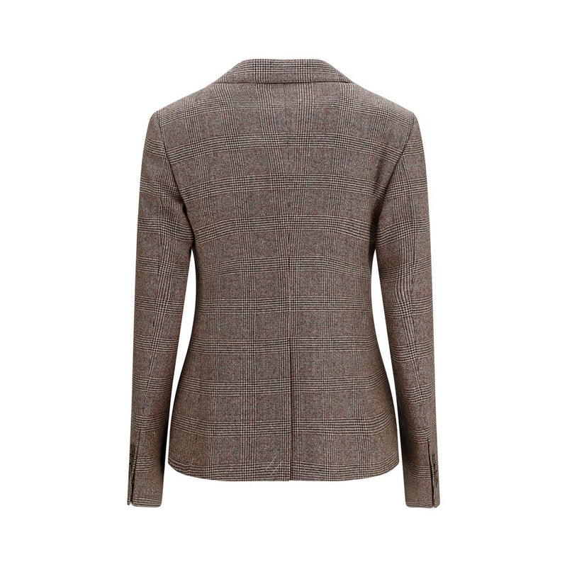 Burberry Brown Wool Oves Aries Blazer