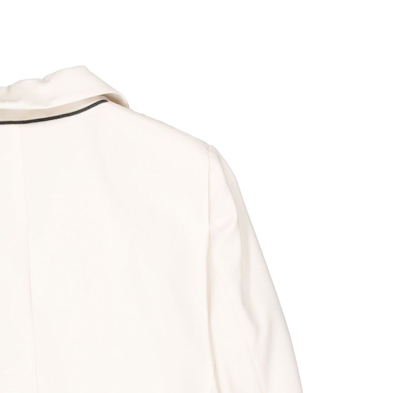 Brunello Cucinelli White Virgin Wool Blazer