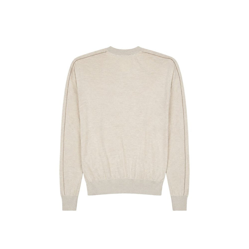 Brunello Cucinelli Beige Cashmere Sweatshirt