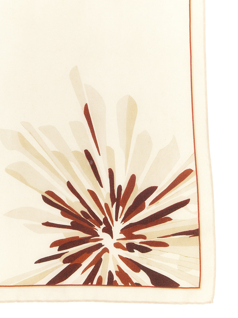 Brunello Cucinelli Beige Silk Scarf