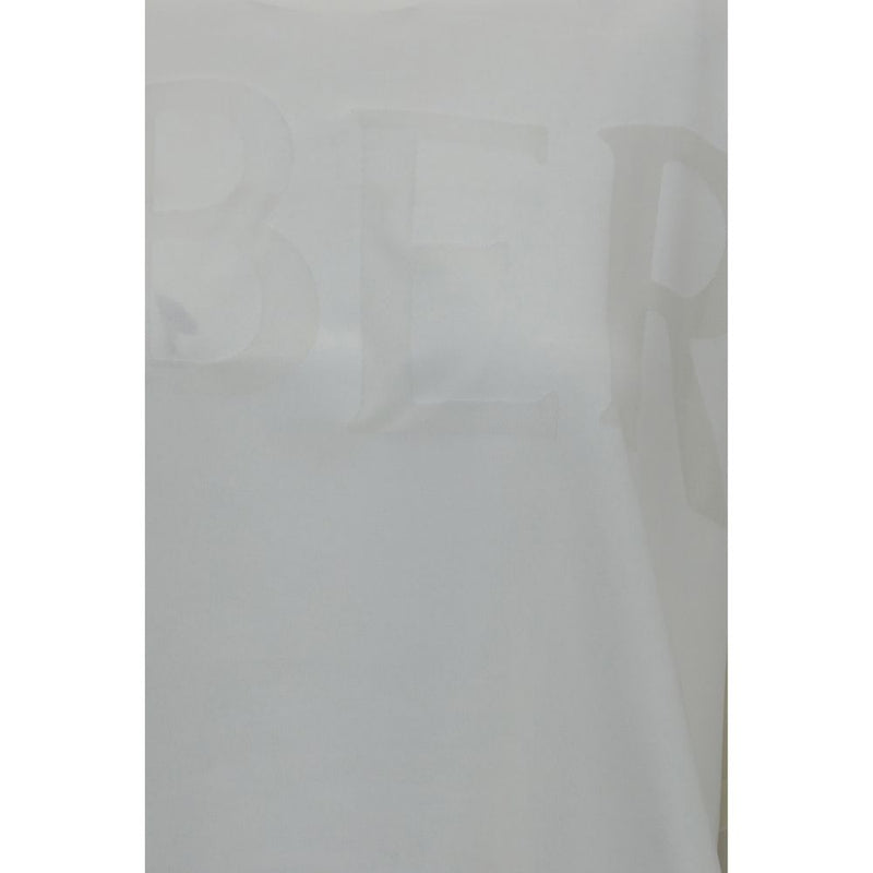 Burberry White Cotton T-Shirt