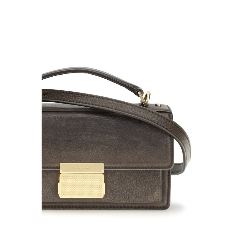 Golden Goose Brown Calf Leather Bos Taurus Handbag