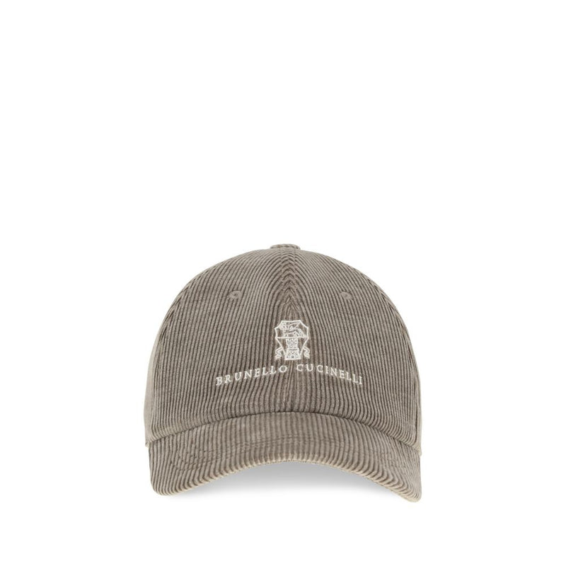 Brunello Cucinelli Beige Cotton Cap (Baseball Hat)