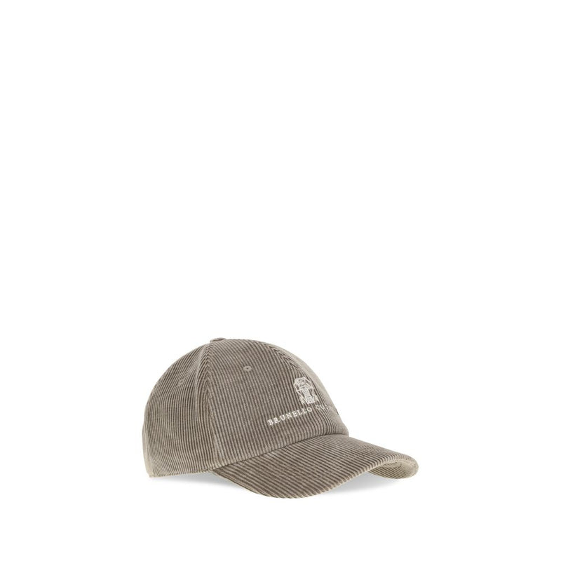 Brunello Cucinelli Beige Cotton Cap (Baseball Hat)