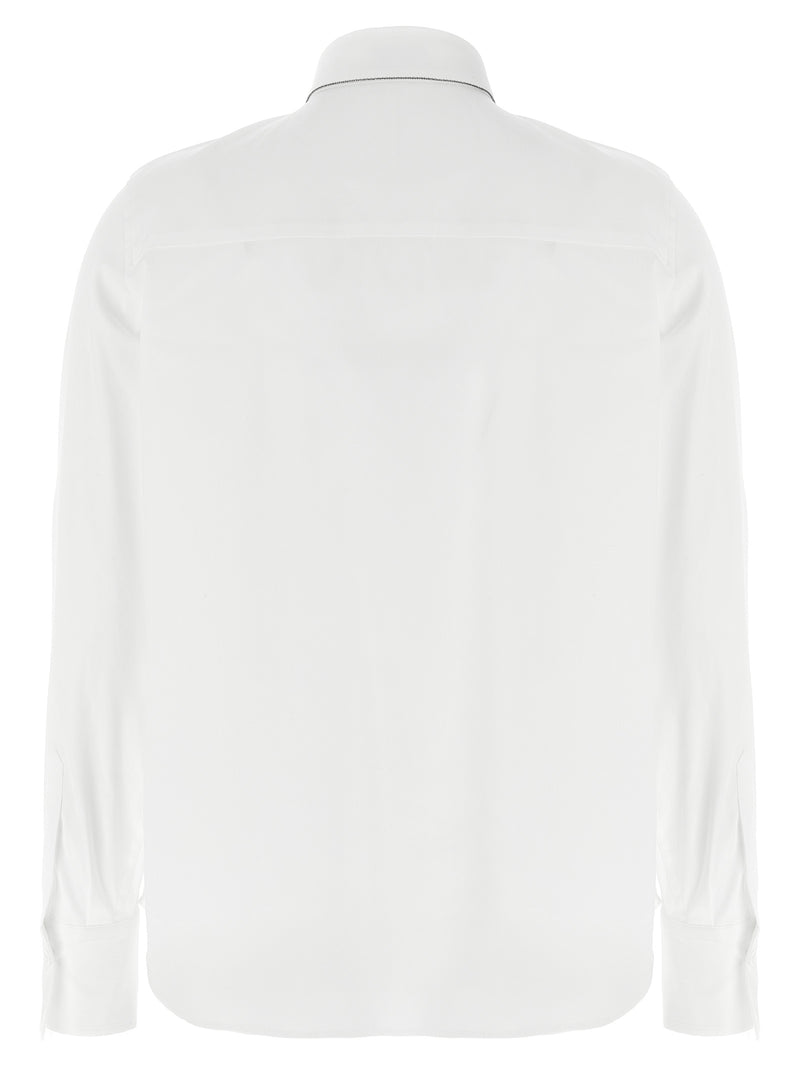 Brunello Cucinelli White Cotton Blouse
